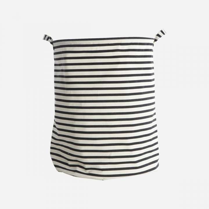 Priser på House Doctor - Vasketøjspose, Stripes, H 50 cm, sort