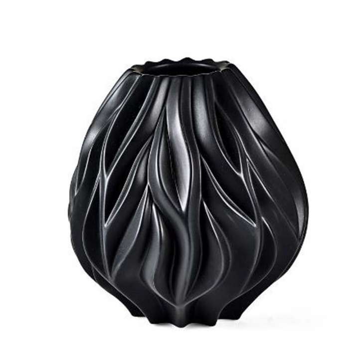 Priser på Morsø - Flame Vase 23 cm Sort