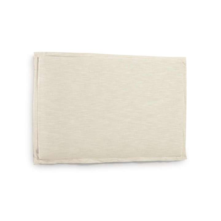 Priser på LAFORMA Tanit sengegavl, m. aftageligt betræk - hvid linned (til 160 cm senge)