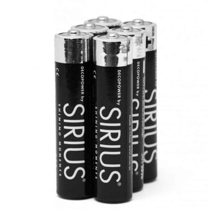 Priser på Sirius - AAAA DecoPower batterier by , 6 stk