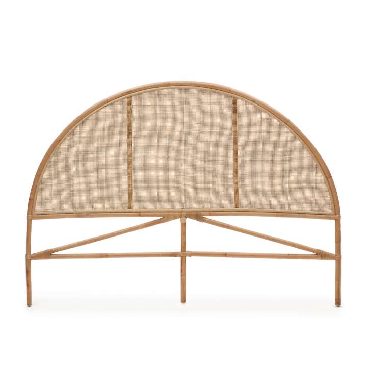 Priser på LAFORMA Quiterie sengegavl. rund - natur rattan (150/160cm)