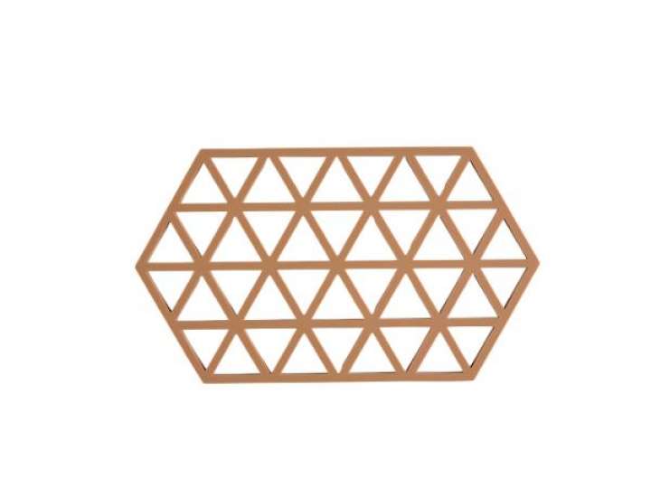 Priser på ZONE Denmark - Bordskåner Triangles Light Terracotta L24