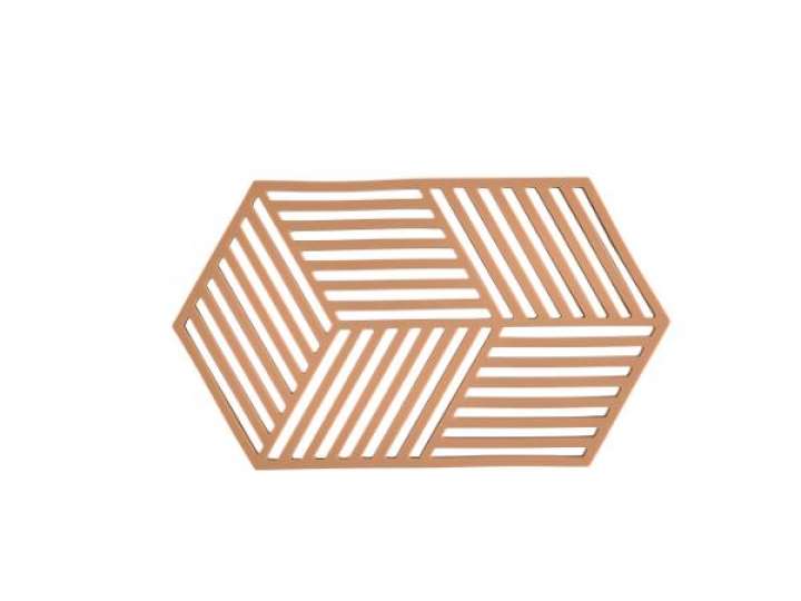 Priser på ZONE Denmark - Bordskåner Hexagon Light Terracotta L24