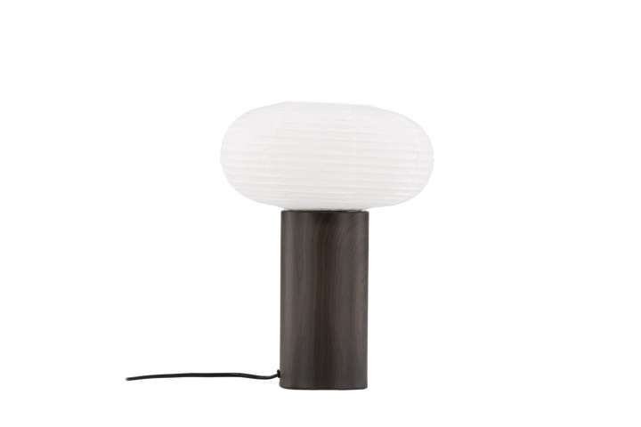 Priser på VENTURE DESIGN Hovfjället 25 cm bordlampe - egefolie / rispapir