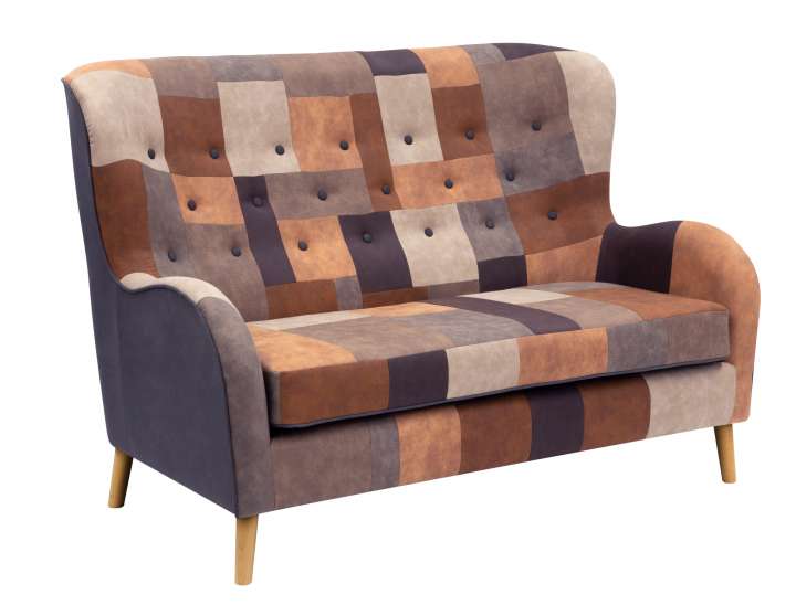 Priser på King 2 Pers Sofa I Patchwork Golden