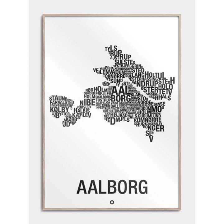 Priser på Citatplakat Aalborg by plakat 30x42 cm