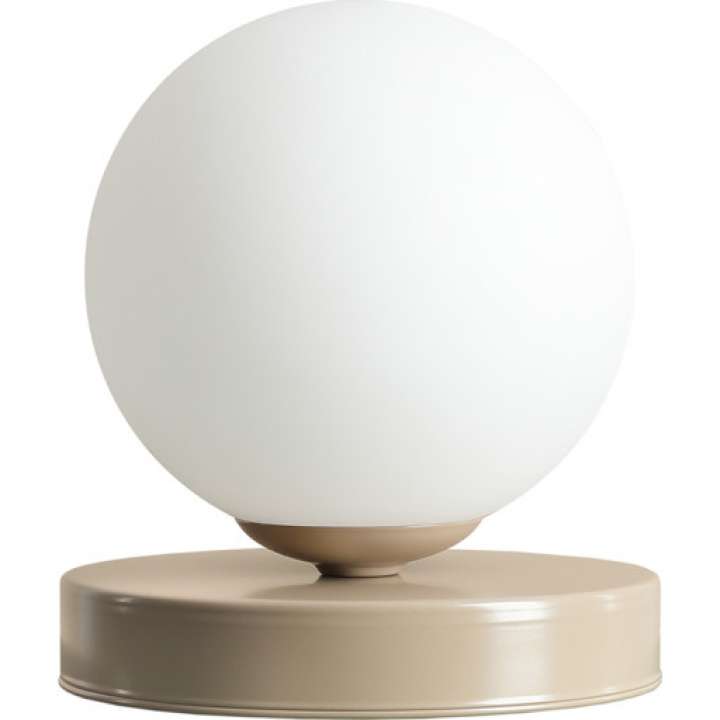 Priser på Aldex Ball bordlampe, beige, Ø17 cm