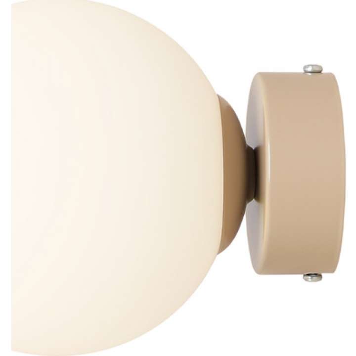 Priser på Aldex Ball væglampe, beige, Ø14 cm