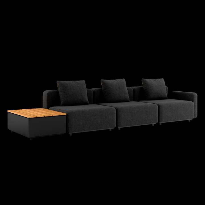 Priser på Cobana Lounge Sofa - 4 seater w/ Patio Storage Table