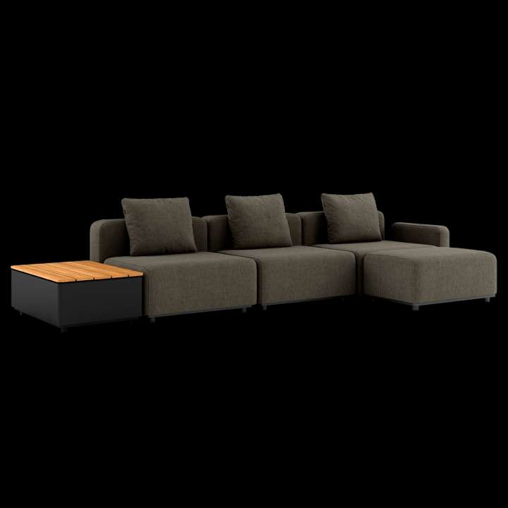 Priser på Cobana Lounge Sofa - 4 seater w/ Patio Storage Table