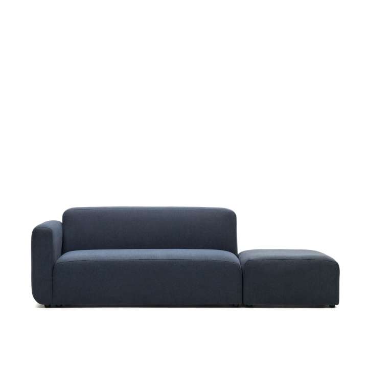 Priser på KAVE HOME Neom 2 pers. modulsofa med rygmodul - blå stof (244cm)