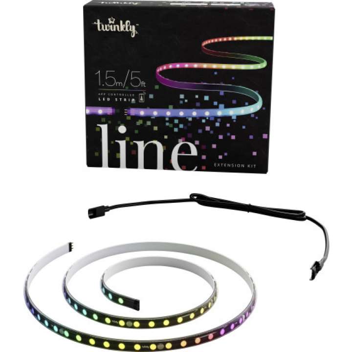 Priser på Twinkly Line LED strip, 1,5 meter, forlængersæt