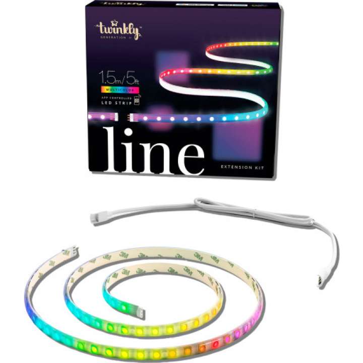 Priser på Twinkly Line LED strip, 1,5 meter, forlængersæt